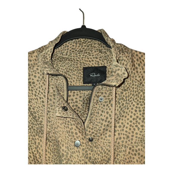 Rails Tawny Leopard Print Jacket Size Small - Picture 5 of 14